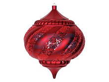 Елочная фигура "Лампа",  25 см,  цвет красный