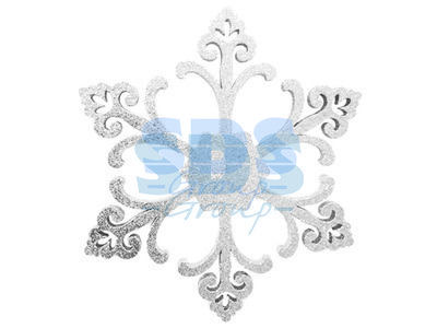 Елочная фигура "Снежинка "Морозко", 66 см, цвет белый - фото 1 - id-p105598787