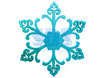 Елочная фигура "Снежинка "Морозко", 66 см, цвет синий - фото 1 - id-p105598789