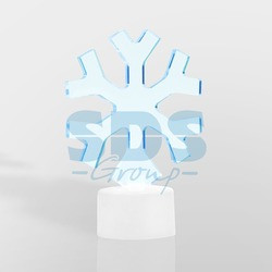 Фигура светодиодная на подставке "Снежинка", RGB - фото 4 - id-p105598933