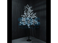 Светодиодное дерево "Клён", высота 2,1м, диаметр кроны 1,8м, белые светодиоды, IP 65, понижающий