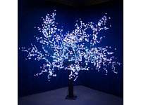 Светодиодное дерево "Сакура", высота 2,4м, диаметр кроны 2,0м, RGB светодиоды, контроллер, IP 54,