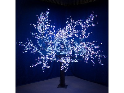 Светодиодное дерево "Сакура", высота 2,4м, диаметр кроны 2,0м, RGB светодиоды, контроллер, IP 54, - фото 1 - id-p105599129