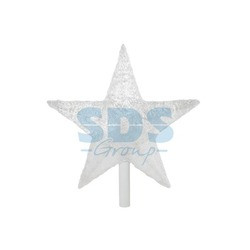 Акриловая светодиодная фигура "Звезда" 80см, 240 светодиодов, белая, - фото 3 - id-p105599168