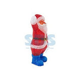 Акриловая светодиодная фигура "Санта Клаус приветствует" 60 см,  200 светодиодов,  IP44 понижающий, фото 6