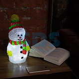Акриловая светодиодная фигура "Снеговик с шарфом" 30 см,  40 светодиодов,  IP 44, понижающий трансформатор в, фото 2