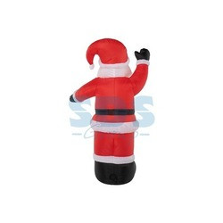 3D фигура надувная "Дед Мороз приветствует", размер 240 см, внутренняя подсветка 5 LED, компрессор с - фото 5 - id-p105599225