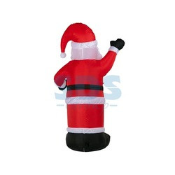3D фигура надувная "Дед Мороз приветствует", размер 180 см, внутренняя подсветка 5 LED, компрессор с - фото 5 - id-p105599239