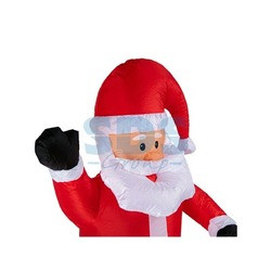 3D фигура надувная "Дед Мороз приветствует", размер 180 см, внутренняя подсветка 5 LED, компрессор с - фото 6 - id-p105599239
