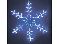 Фигура световая "Большая Снежинка" цвет синий, размер 95*95 см