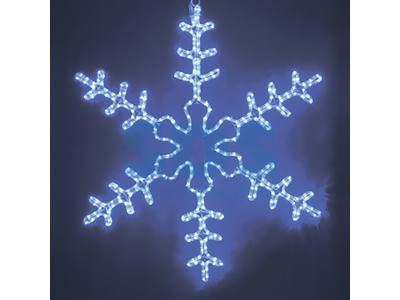 Фигура световая "Большая Снежинка" цвет синий, размер 95*95 см - фото 1 - id-p105599312