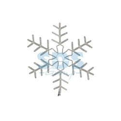 Фигура световая "Снежинка" цвет белый, размер 95*95 см, мерцающая - фото 3 - id-p105599317