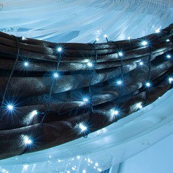 Гирлянда светодиодная универсальная 120 LED БЕЛЫЕ 12 метров - фото 2 - id-p105599465