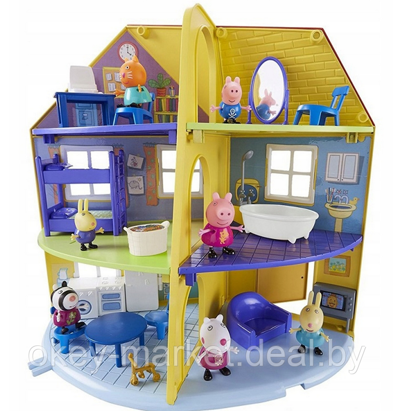 Игровой набор Дом семьи Peppa Pig 06384 - фото 1 - id-p109817898