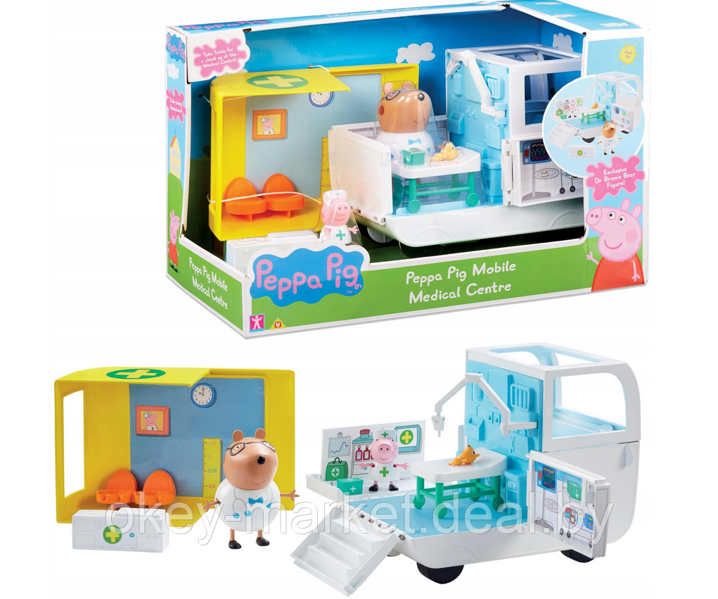 Игровой набор Мобильный медицинский центр Peppa Pig 06722 - фото 5 - id-p109819238