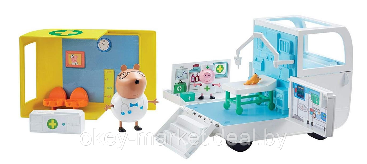 Игровой набор Мобильный медицинский центр Peppa Pig 06722 - фото 4 - id-p109819238