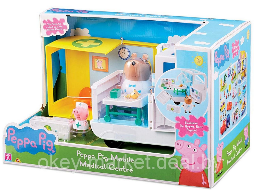 Игровой набор Мобильный медицинский центр Peppa Pig 06722 - фото 10 - id-p109819238