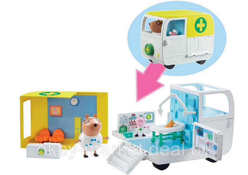 Игровой набор Мобильный медицинский центр Peppa Pig 06722 - фото 6 - id-p109819238