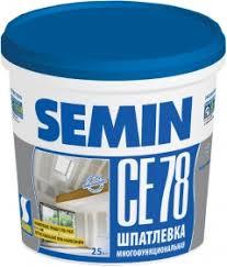 Шпатлевка финишная SEMIN СЕ-78 (синяя крышка). 25 кг. РФ. - фото 1 - id-p109541867