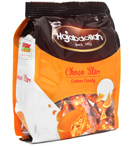 Пашмала Hajabdollah choco star со вкусом апельсина во фруктовой глазури, 180 гр. (Иран) - фото 1 - id-p98429972