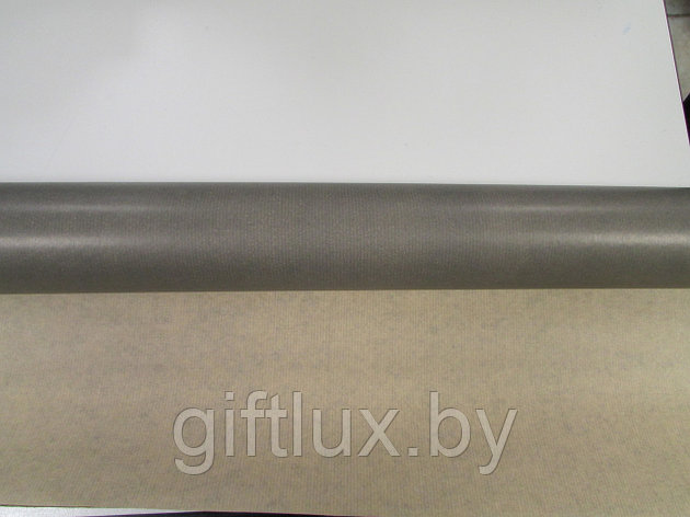 Бумага Крафт Однотон 75 см *82 м (40 гр) серый, фото 2