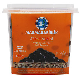 Маслины Marmarabirlik sepet serisi вяленые 3XS, 400 гр.(Турция)