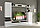 Стенка-горка Лия Империал белый/фасады МДФ белый глянец, фото 5