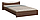 Кровать двуспальная Мелисса 1400 с ящиками в цвете ясень шимо светлый, фото 3