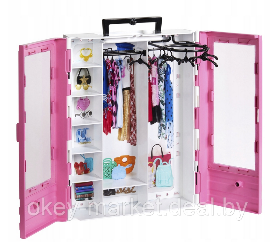 Игровой набор Barbie Розовый шкаф модницы GBK11 - фото 1 - id-p109935156