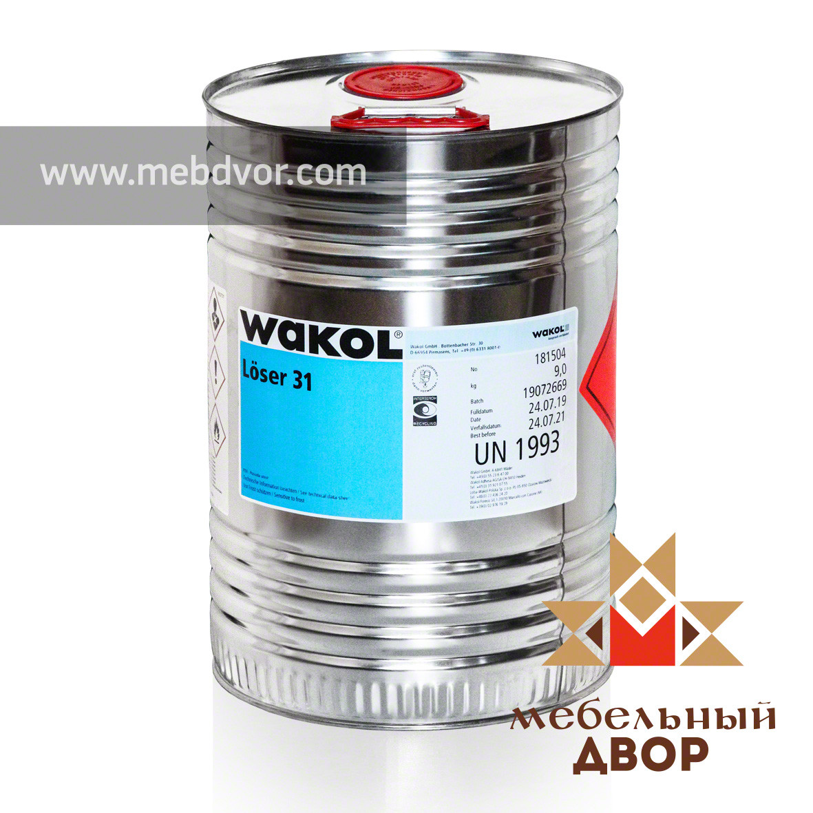 Растворитель WAKOL LOSER 31 (9 кг.)