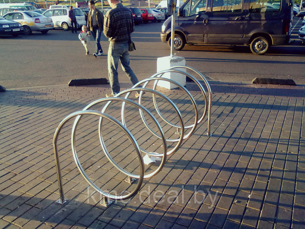 Велопарковка спираль - фото 1 - id-p110026384