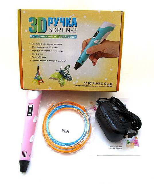 3D ручка 3d pen-2 с LCD дисплеем