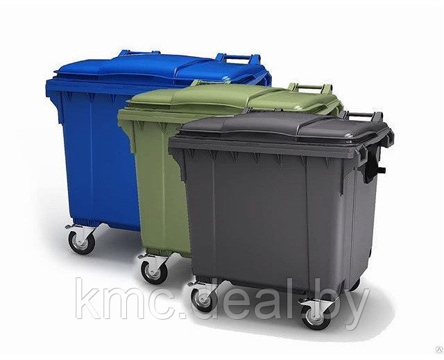 Евроконтейнер для мусора 1100 литров - фото 1 - id-p110026814