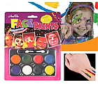 Аквагрим Face Paints (8 цветов кисточка), фото 3