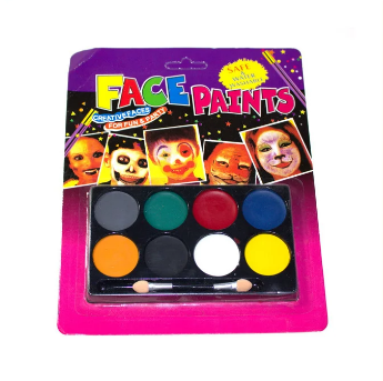 Аквагрим Face Paints (8 цветов кисточка) - фото 1 - id-p110028438