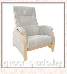 Кресло глайдер модель Balance-2 каркас Натуральное дерево, ткань Verona Light Grey