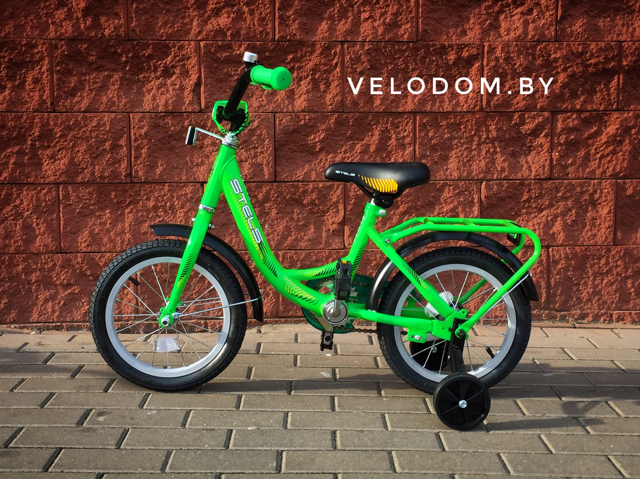 Велосипед детский Stels Flyte 14" Z011 зеленый - фото 1 - id-p106011682