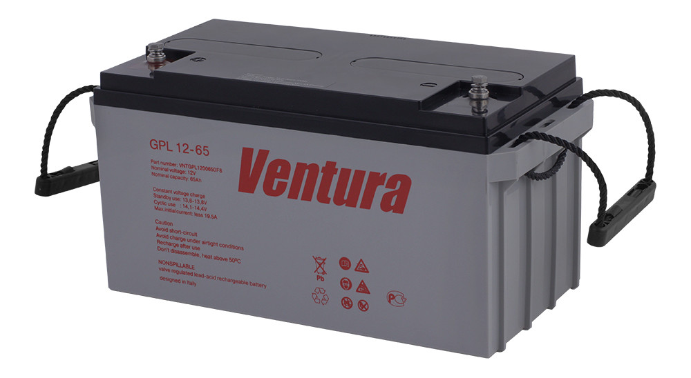 Аккумуляторная батарея (АКБ) для ИБП 65А/h (Ventura GPL12-65) - фото 1 - id-p110112039