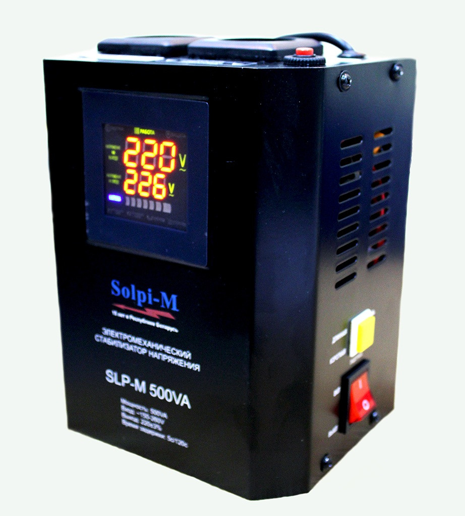 Стабилизатор напряжения Solpi-M SLP-M 500VA - фото 1 - id-p110112737