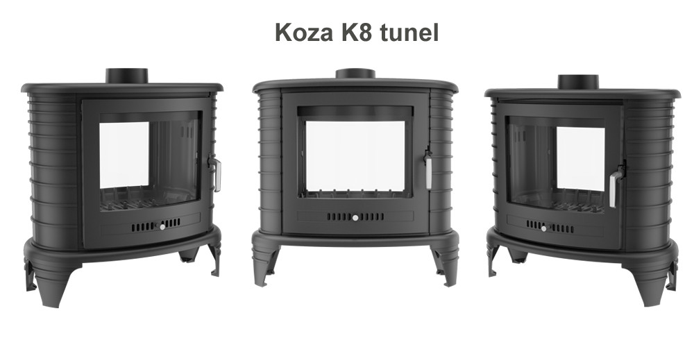 Печь-камин Kratki KOZA K8 (tunel) - фото 2 - id-p110114613