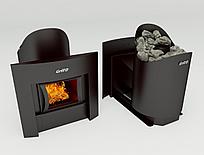 Печь банная Grill'D Aurora 160 window black