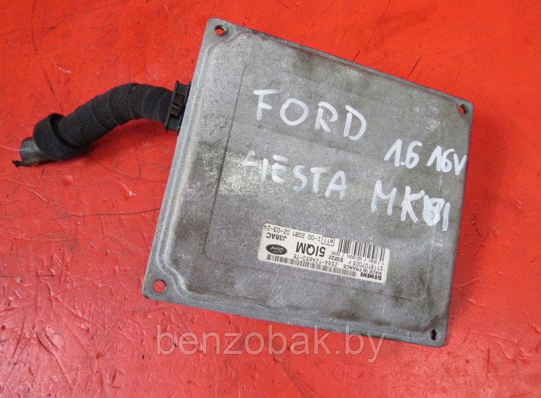 БЛОК УПРАВЛЕНИЯ ДВИГАТЕЛЕМ ЭБУ 2S6A-12A650-TE S118107003F FORD FIESTA MK6 FUSION 1.6 - фото 2 - id-p110123737