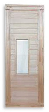 Дверь для сауны БШ Глухая со стеклом 7х17 (34021) - фото 1 - id-p110117707