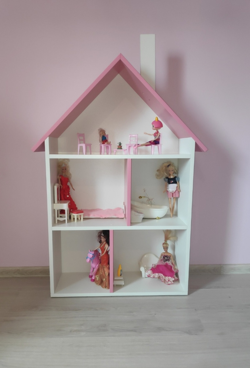 Кукольный домик/стеллаж для книг Bonny Dom pink