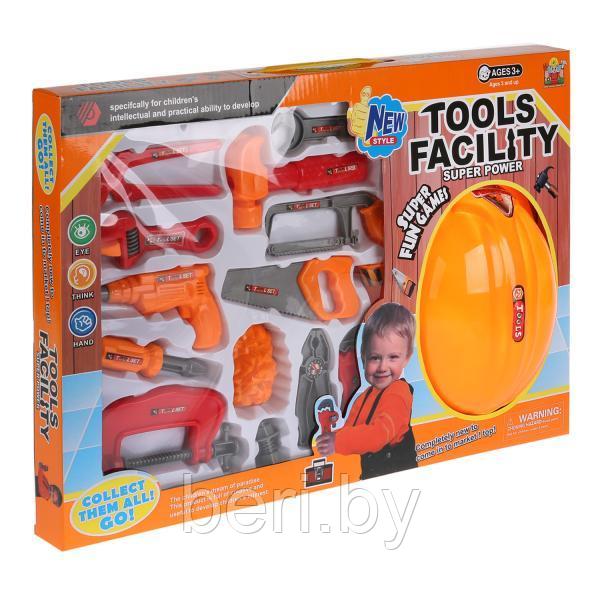 36778-44 Детский набор инструментов с каской, Tools facility, набор инструментов - фото 4 - id-p110130568