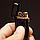Импульсная зажигалка двойная узкая сенсорная Lighter Черная, фото 2