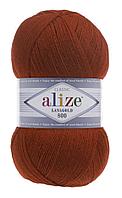 Пряжа Alize Lanagold 800 м. цвет 36 терракот