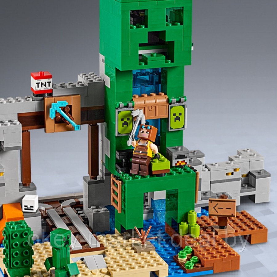 Конструктор Minecraft "Шахта крипера" 21155 - фото 4 - id-p110172417