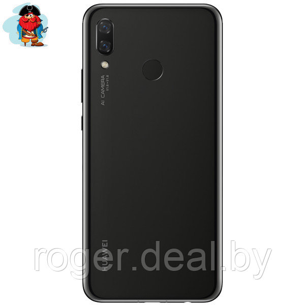 Задняя крышка для Huawei Nova 3i (INE-LX1) цвет: черный - фото 1 - id-p110188352
