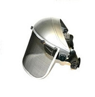 Щиток защитный лицевой "Исток" металлическая сетка, оголовье - реечный механизм